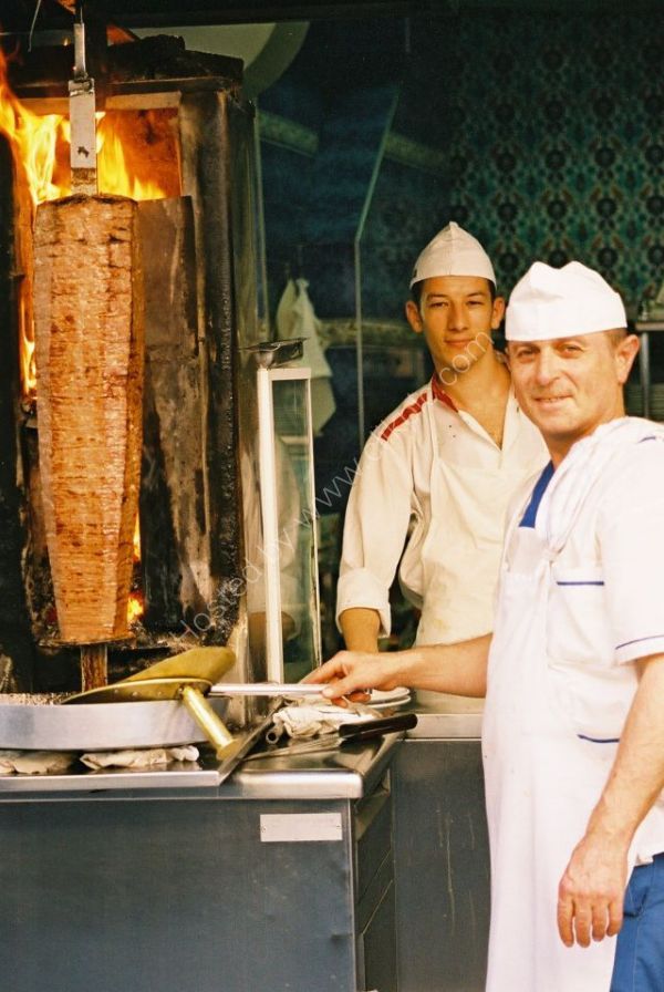 Shawarma Cooks, Istanbul, Turkey